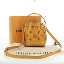 LOUIS VUITTON LV Broderie Anglaise Nanonoe Bag Yellow M82469 LV Auth 177290SM-26