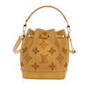 LOUIS VUITTON LV Broderie Anglaise Nanonoe Bag Yellow M82469 LV Auth 177290SM-3