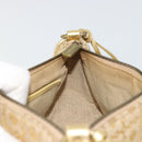 CELINE Shoulder Bag Suede Gold Auth 177291A-19