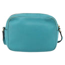 GUCCI Soho Shoulder Bag Leather Light Blue Gold 308364 Auth 177292A-3
