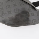LOUIS VUITTON Monogram Shadow Discovery Bum Bag PM Gray M46108 LV Auth 177293-13