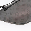LOUIS VUITTON Monogram Shadow Discovery Bum Bag PM Gray M46108 LV Auth 177293-14