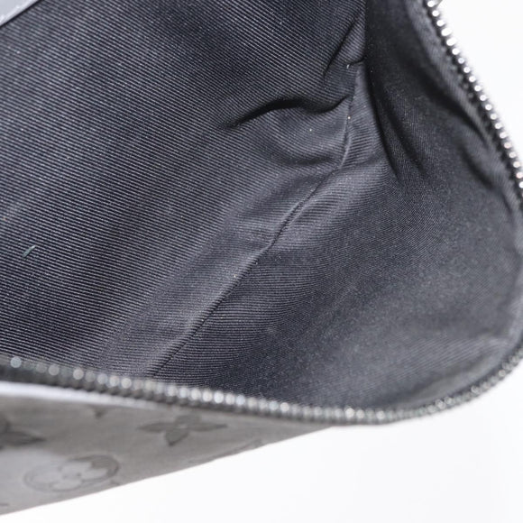 LOUIS VUITTON Monogram Shadow Discovery Bum Bag PM Gray M46108 LV Auth 177293