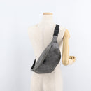 LOUIS VUITTON Monogram Shadow Discovery Bum Bag PM Gray M46108 LV Auth 177293-24