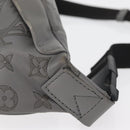 LOUIS VUITTON Monogram Shadow Discovery Bum Bag PM Gray M46108 LV Auth 177293-5