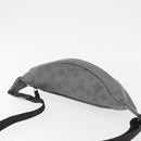 LOUIS VUITTON Monogram Shadow Discovery Bum Bag PM Gray M46108 LV Auth 177293-8