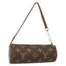 LOUIS VUITTON Monogram Papillon Pouch LV Auth 177296-1