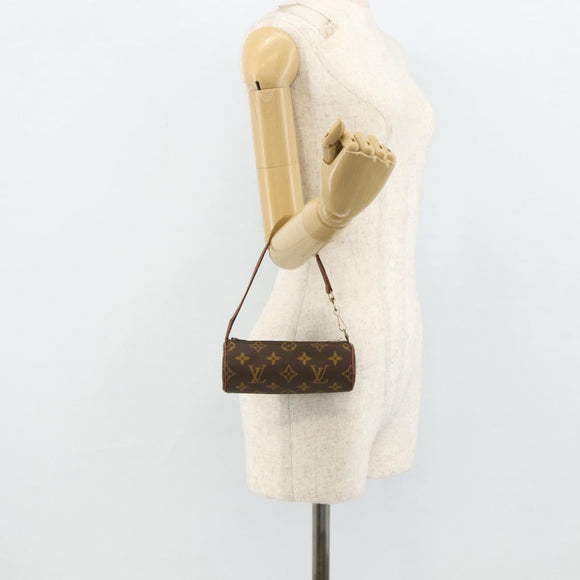 LOUIS VUITTON Monogram Papillon Pouch LV Auth 177296