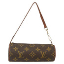 LOUIS VUITTON Monogram Papillon Pouch LV Auth 177296-13