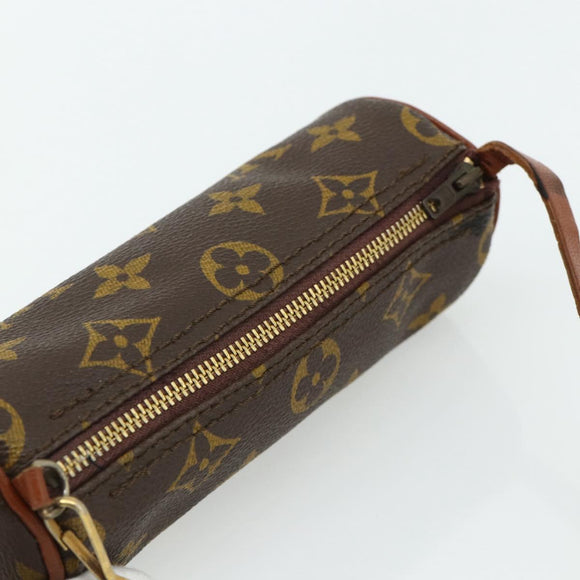 LOUIS VUITTON Monogram Papillon Pouch LV Auth 177296