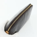 LOUIS VUITTON Vernis Pochette Cosmetic PM Pouch Amarante M91495 LV Auth 177298-5