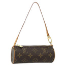 LOUIS VUITTON Monogram Papillon Pouch LV Auth 177300A-1