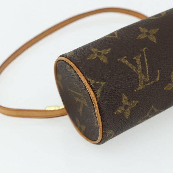 LOUIS VUITTON Monogram Papillon Pouch LV Auth 177300A