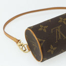 LOUIS VUITTON Monogram Papillon Pouch LV Auth 177300A-16