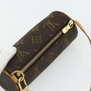 LOUIS VUITTON Monogram Papillon Pouch LV Auth 177300A-6