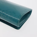 GUCCI Micro GG Canvas Clutch Bag PVC Turquoise Blue Gold 339249 Auth 177302A-16
