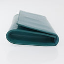 GUCCI Micro GG Canvas Clutch Bag PVC Turquoise Blue Gold 339249 Auth 177302A-3