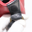 LOUIS VUITTON Epi Petit Noe Shoulder Bag Bicolor Black Red M44172 Auth 177306A-12