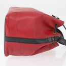 LOUIS VUITTON Epi Petit Noe Shoulder Bag Bicolor Black Red M44172 Auth 177306A-3