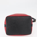 LOUIS VUITTON Epi Petit Noe Shoulder Bag Bicolor Black Red M44172 Auth 177306A-5