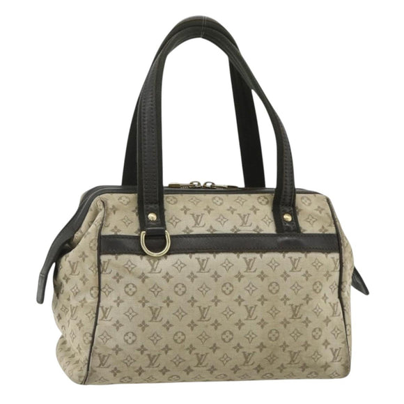 LOUIS VUITTON Monogram Mini Josephine GM Hand Bag Khaki M92310 LV Auth 177307