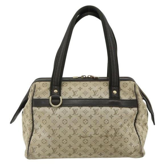 LOUIS VUITTON Monogram Mini Josephine GM Hand Bag Khaki M92310 LV Auth 177307
