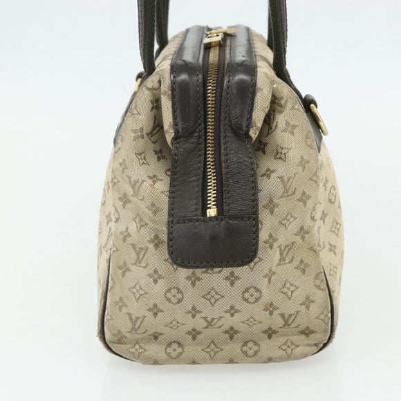 LOUIS VUITTON Monogram Mini Josephine GM Hand Bag Khaki M92310 LV Auth 177307