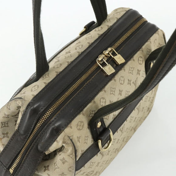 LOUIS VUITTON Monogram Mini Josephine GM Hand Bag Khaki M92310 LV Auth 177307