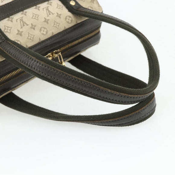 LOUIS VUITTON Monogram Mini Josephine GM Hand Bag Khaki M92310 LV Auth 177307