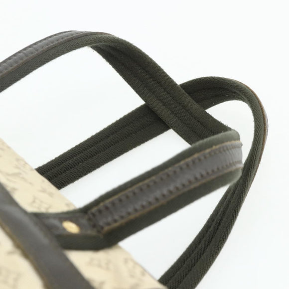 LOUIS VUITTON Monogram Mini Josephine GM Hand Bag Khaki M92310 LV Auth 177307
