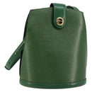 LOUIS VUITTON Epi Cluny Shoulder Bag Green M52254 LV Auth 177308-1