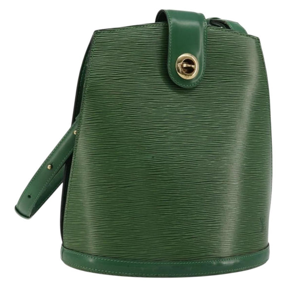 LOUIS VUITTON Epi Cluny Shoulder Bag Green M52254 LV Auth 177308