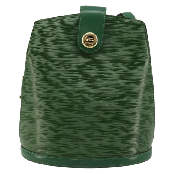 LOUIS VUITTON Epi Cluny Shoulder Bag Green M52254 LV Auth 177308