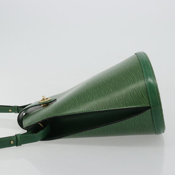 LOUIS VUITTON Epi Cluny Shoulder Bag Green M52254 LV Auth 177308