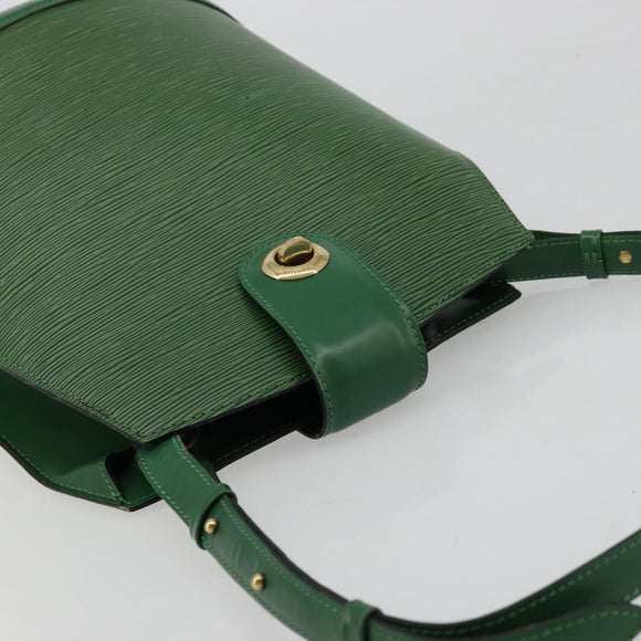 LOUIS VUITTON Epi Cluny Shoulder Bag Green M52254 LV Auth 177308