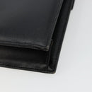 Christian Dior Shoulder Bag Leather Black Gold Auth 177312-16