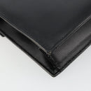 Christian Dior Shoulder Bag Leather Black Gold Auth 177312-17