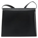 Christian Dior Shoulder Bag Leather Black Gold Auth 177312-2