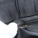 CELINE Circle Hand Bag Nylon Black Gold Auth 177318A-12