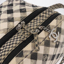 CHANEL Shoulder Bag Canvas Beige Silver CC Auth 177319-17