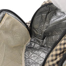 CHANEL Shoulder Bag Canvas Beige Silver CC Auth 177319-22