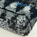 CHANEL Matelasse Chain Shoulder Bag Sequin Gray Silver CC Auth 177320SM-16