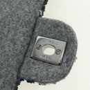 CHANEL Matelasse Chain Shoulder Bag Sequin Gray Silver CC Auth 177320SM-8