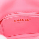 CHANEL Matelasse Chain Shoulder Bag Lamb Skin Pink Gold CC Auth 177321SAM-21