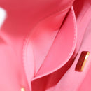 CHANEL Matelasse Chain Shoulder Bag Lamb Skin Pink Gold CC Auth 177321SAM-24