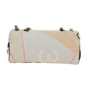 CHANEL Matelasse Chain Shoulder Bag Canvas Beige Gold CC Auth 177326SV-3