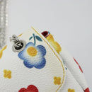 Vivienne Westwood Chain Shoulder Bag Leather White Silver Auth 177327A-15
