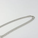 Vivienne Westwood Chain Shoulder Bag Leather White Silver Auth 177327A-8