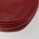 BOTTEGA VENETA Shoulder Bag Leather Red Gold Auth 177328-12