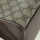 GUCCI GG Supreme Donald duck Hand Bag PVC 2way Beige Gold 648134 Auth 177329M-15